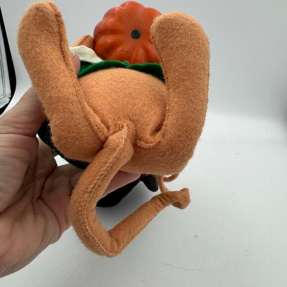 Annalee Vintage Thanksgiving Mouse Doll Pumpkin Decor 9” Felt Holiday Figure - Picture 5 of 6